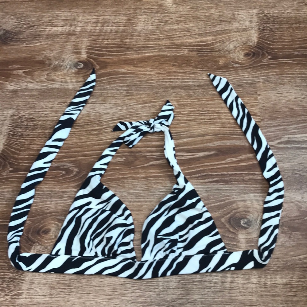 Victoria’s Secret Zebra Swim Top